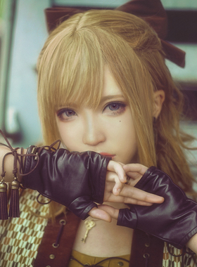 熠先生的蒸汽大陆项链棕色皮绳