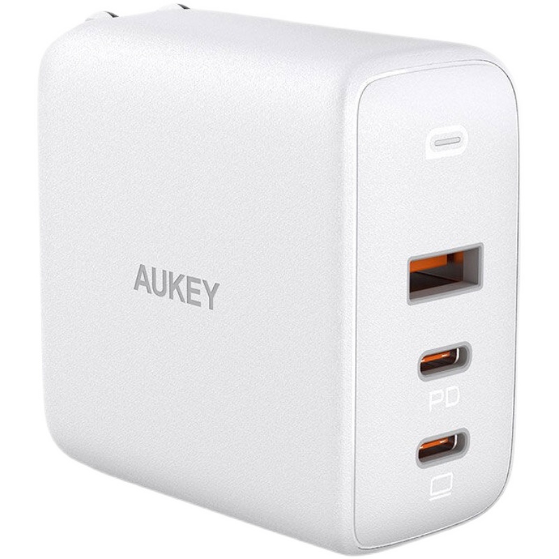 AUKEY氮化镓65W充电器双口A+C快充C+C美规通用平板手机苹果笔记本 - 图3