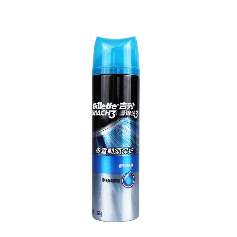 吉列锋速3剃须泡沫男士舒适软化剂 聚尚家居专营剃须啫喱/剃须膏/剃须泡
