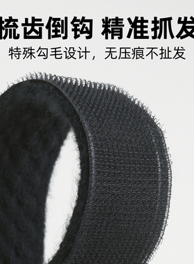 头发魔术刘海贴毛线不勒头发带