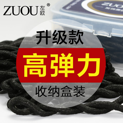 扎头发皮筋韩国弹力毛线橡皮筋发圈成人儿童简约马尾皮经发绳头绳 - 图0