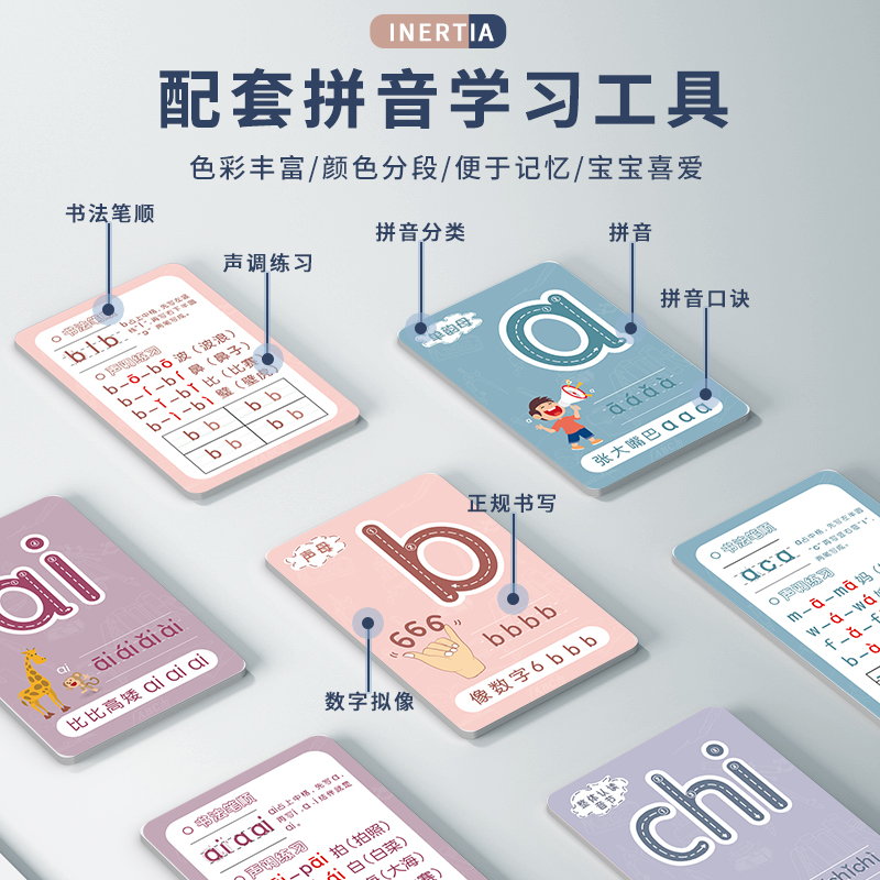 汉语拼音字母表点读机一年级发声拼读训练学习神器声韵母有声挂图-图3