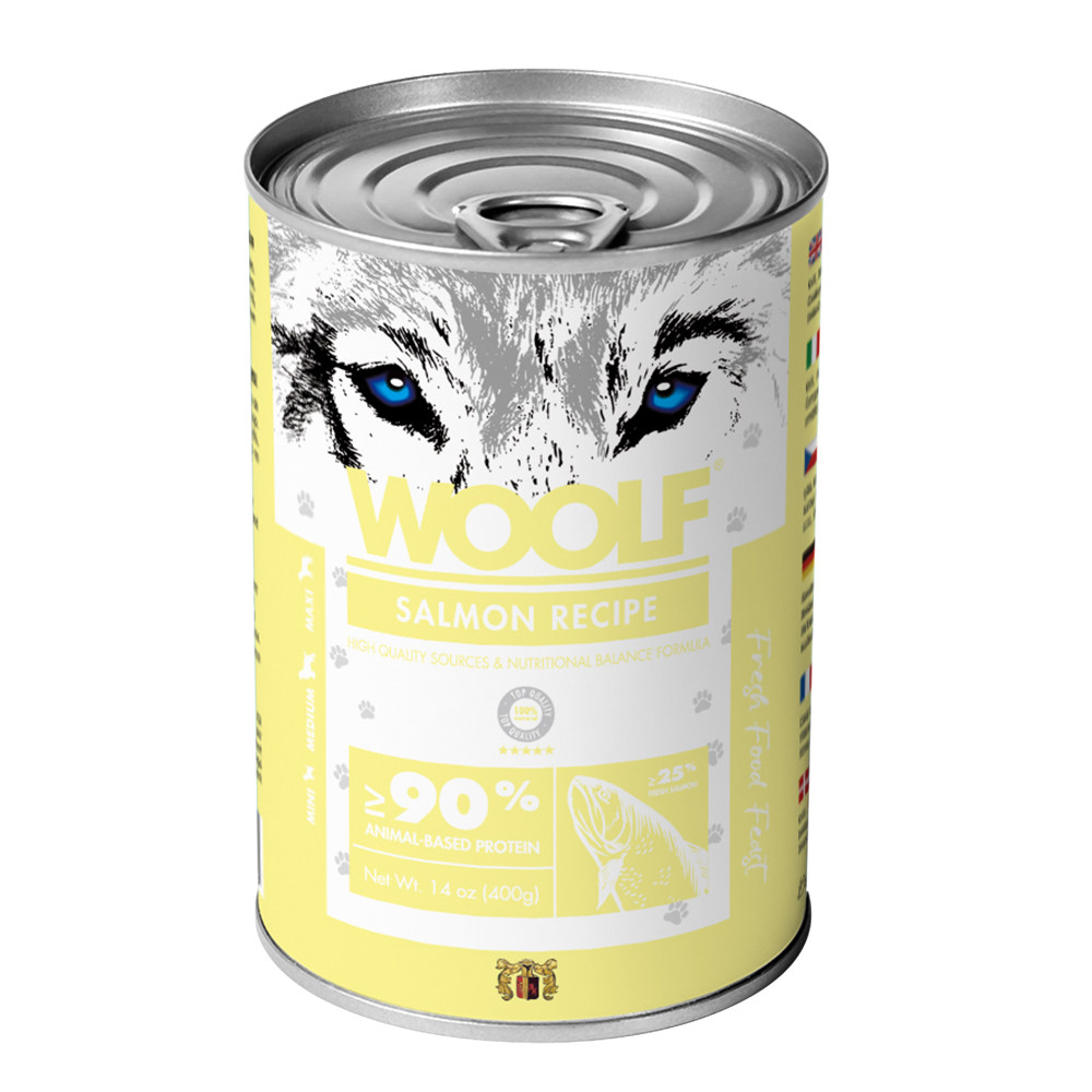 WOOLF伍尔夫狗罐头400g*12罐整箱金毛德牧泰迪营养湿粮拌饭成幼犬,淘宝优惠券,粉丝福利购,淘宝优惠卷