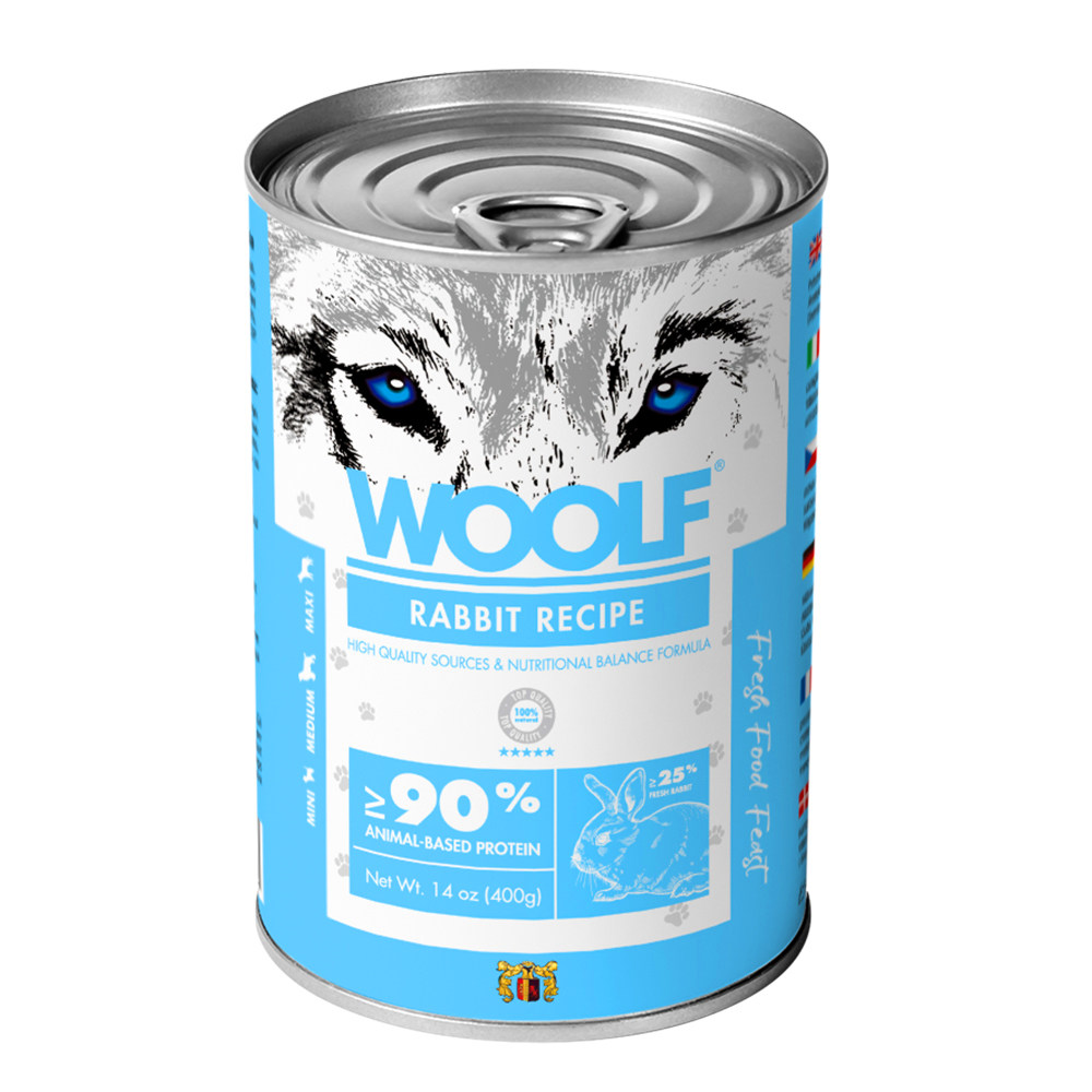 WOOLF伍尔夫狗罐头400g*12罐整箱金毛德牧泰迪营养湿粮拌饭成幼犬,淘宝优惠券,粉丝福利购,淘宝优惠卷