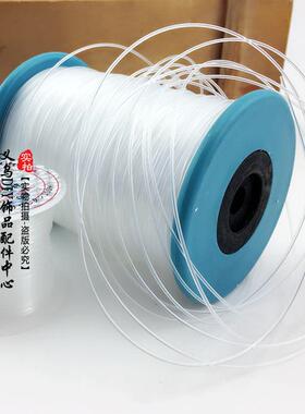 水晶透明鱼线项链珠子无弹力