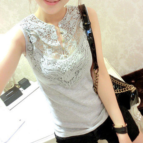 燊杰海边度假沙滩女背心夏季打底衫 燊杰T恤