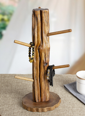 实木沥水杯架挂架摆件茶杯架子马克杯咖啡杯收纳架钥匙首饰置物架