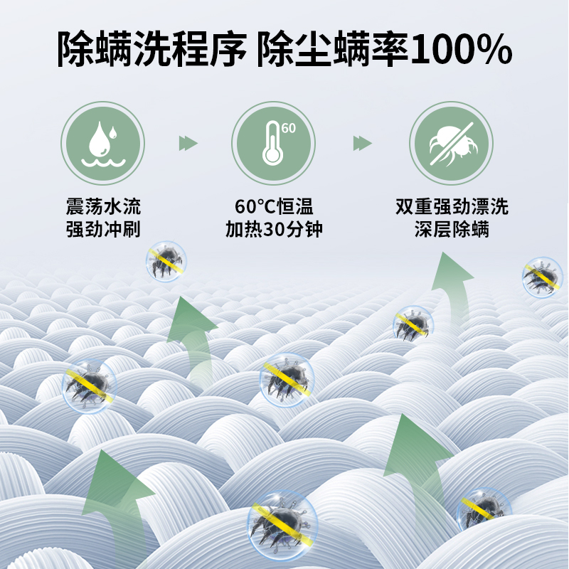 创维8公斤滚筒洗衣机全自动家用小型租房超薄变频XQG80-18A(E) - 图1