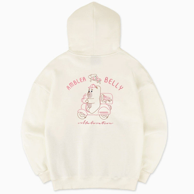 ambler韩国潮牌加绒连帽beely卫衣 thejamy海外卫衣/绒衫