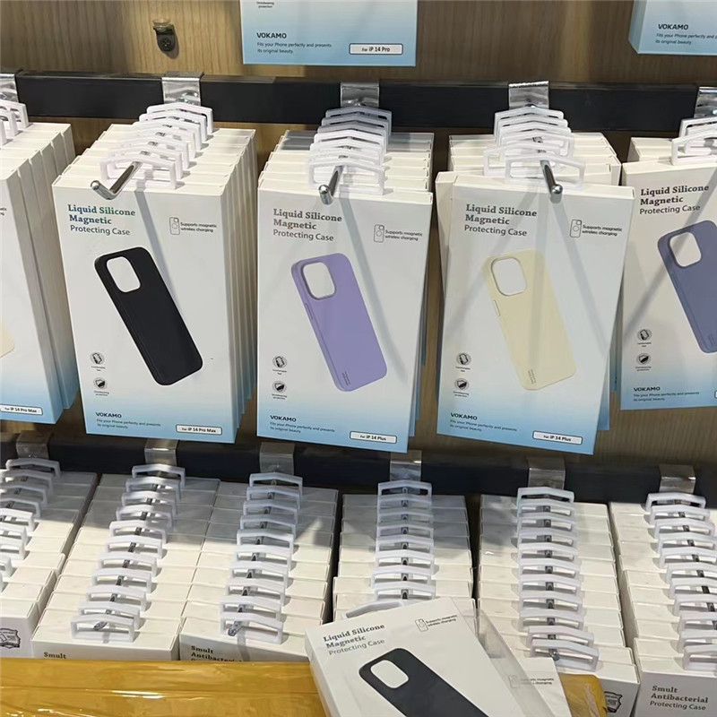 VOKAMO适用于苹果iPhone14液态硅胶磁吸手机壳防刮14ProMax防摔壳15ProMax肤感15Plus轻薄舒适15Pro不沾指纹-图3