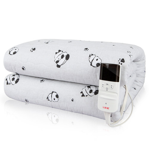 彩虹牌电热毯双人双控调温智能断电定时棉面家用单人厚电褥子包邮 - 图3