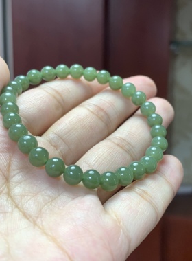 天然和田玉手串手链 精致款 质量非常好 尺寸6毫米 送礼佳品
