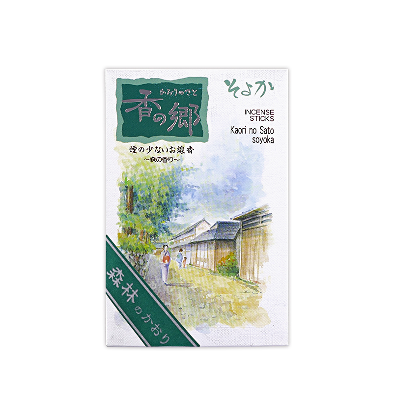 日本奥野晴明堂 线香白檀香雪微烟薰衣草薰翠家用熏香 10支分装香