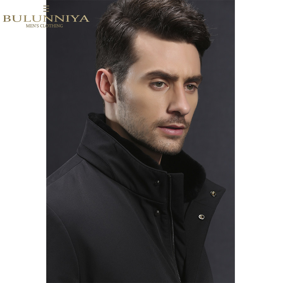 布伦尼亚19秋冬90%商务休闲白鸭绒 布伦尼亚羽绒服