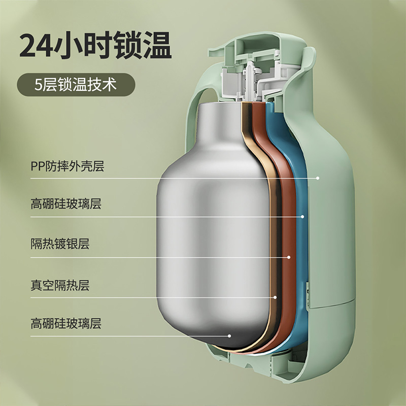 jeko保温壶家用保暖水壶暖壶热水瓶茶瓶大容量便携学生宿舍小茶壶 - 图1