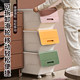 Toy storage box front open flip cover