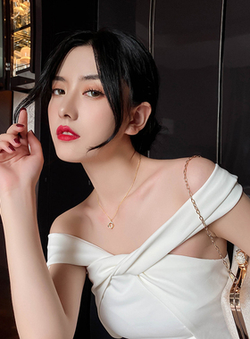 轻奢合金女项链ins简约风