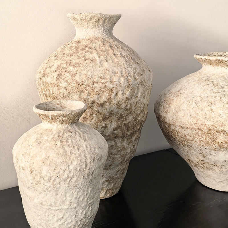 态生活复古景德镇陶瓷花瓶诧寂风手工粗陶罐禅意民宿茶室软装摆件,淘宝优惠券,粉丝福利购,淘宝优惠卷