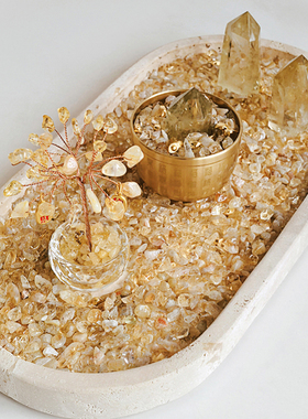 态生活天然水晶消磁石摆件客厅玄关招财组合软装家居饰品乔迁礼物