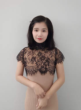 高领假衣领蕾丝韩版假领子套头女