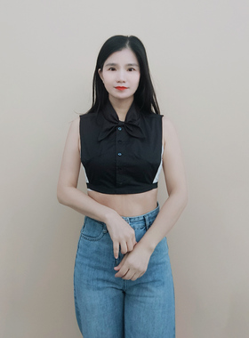 立领假领子棉百搭兔子耳朵假领女