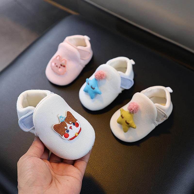 春秋婴童学步鞋防滑软底不掉鞋袜轻薄款透气棉布鞋0-3-6-15个月,淘宝优惠券,粉丝福利购,淘宝优惠卷