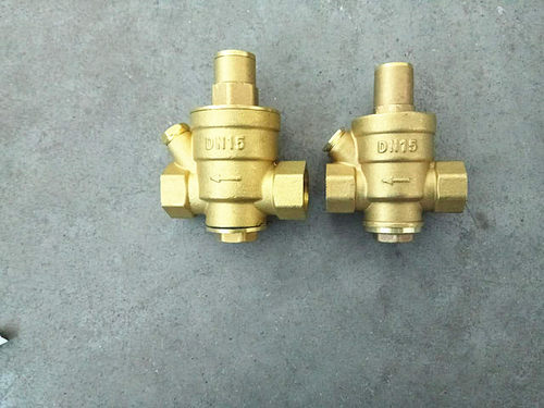 自来水减压阀家用4分外牙DN65净水器电热6分20可调式压阀全铜带表 - 图1