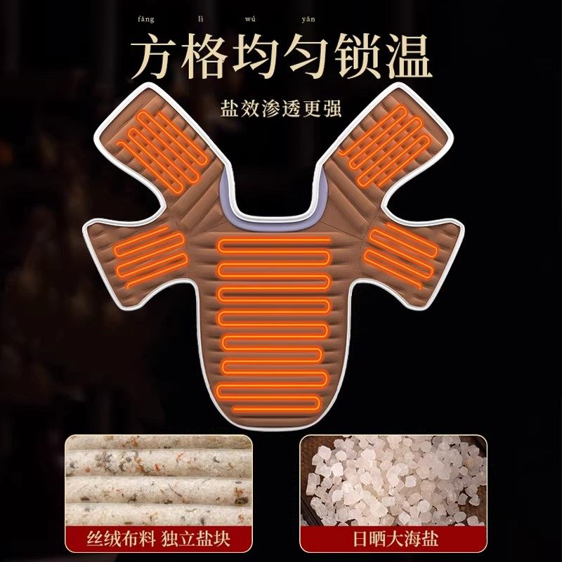 肩颈盐袋海盐颈椎热敷包电加热粗盐理疗家用腰部全身艾草艾灸袋子,淘宝优惠券,粉丝福利购,淘宝优惠卷