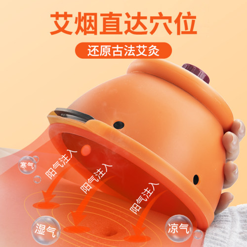 艾灸盒随身灸家用三伏天熏蒸仪罐器具柱新型无烟热敷腹部肚子专用 - 图1