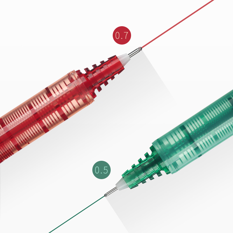 日本PILOT百乐中性笔学生用BX-V5/V7考试水笔0.5办公日系签字笔针管黑红色直液式走珠考研旗速干舰店官网文具-图3