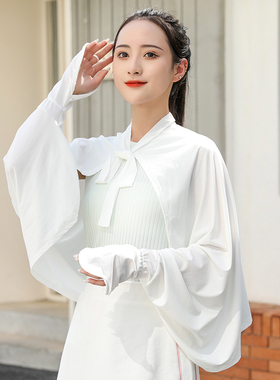 梓醒夏季女外搭冰丝防晒长袖披肩