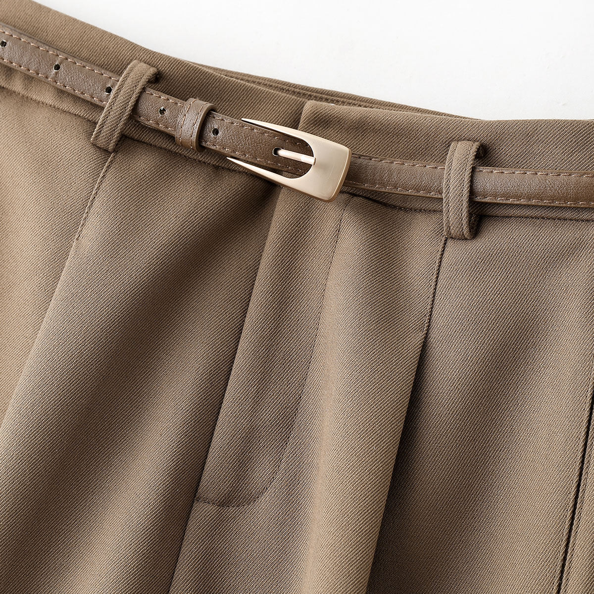 IHIMI海谧弧形分割线阔腿裤女2025秋季新款显瘦垂感直筒休闲长裤,淘宝优惠券,粉丝福利购,淘宝优惠卷