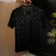 Summer Thin Round Neck Short Sleeve Men's Slim Fit Luxurious Versatile Fashion T-Shirt High-end Starry Top