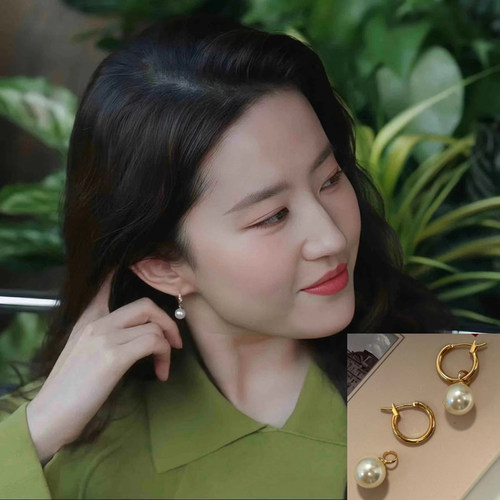 925银针防过敏珍珠耳环日常简约百搭耳钉韩版气质耳扣高级耳饰 - 图2