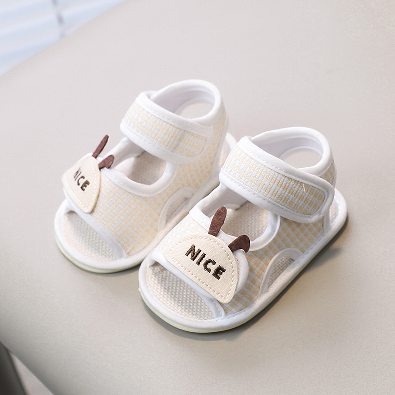夏季凉鞋婴儿宝宝学步鞋不掉鞋透气魔术贴0到3到5到8到10到12个月-图3