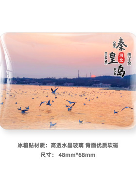 河北秦皇岛风景旅游磁贴纪念品