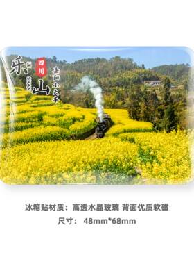 四川乐山旅游风景文创冰箱贴