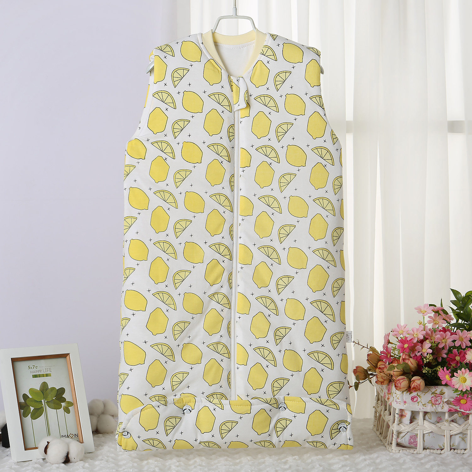 春秋薄棉婴儿睡袋纯棉无袖信封式防踢被一体无袖宝宝儿童保暖神器,淘宝优惠券,粉丝福利购,淘宝优惠卷