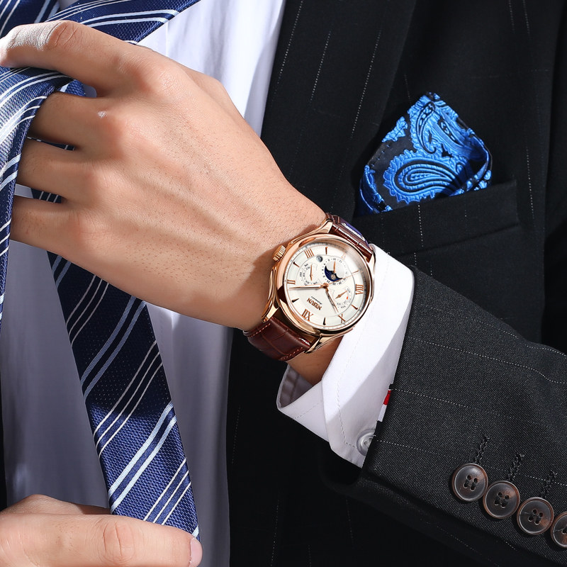 2020新款正品尼尚男士男全机械表 nesun尼尚国产腕表