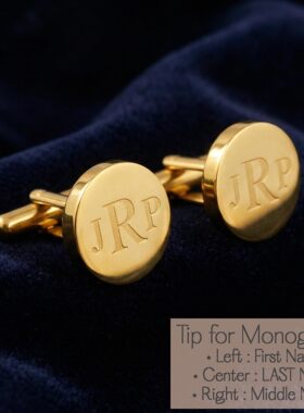 定制名字袖扣法式衬衫字母简约刻字袖钉男友business cufflinks