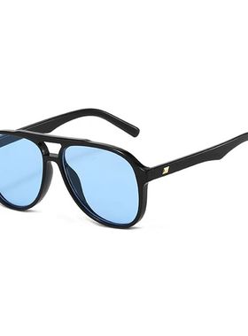 JensenAckles詹森阿克斯同款飞行员墨镜男款开车专用蓝色大框眼镜