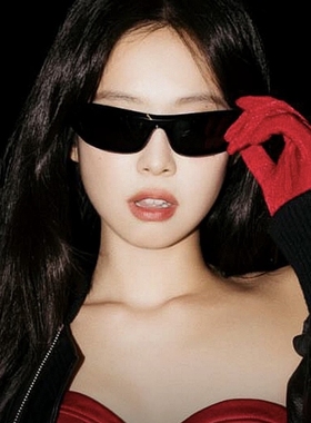 jennie同款户外骑行镜遮阳防晒登山运动爬山墨镜女款潮圆脸太阳镜