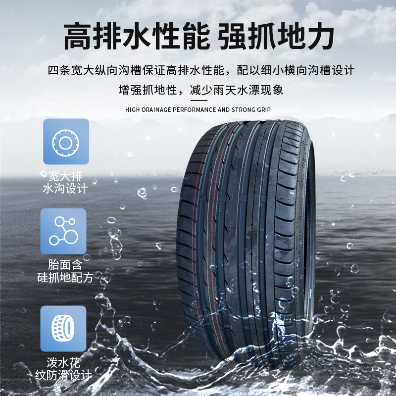 南港175/195/205/215/225/235/35/40/45/50/55R16R17AS2运动轮胎 - 图2