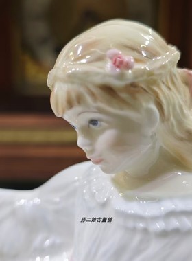英国原产Coalport骨瓷淑女瓷偶Summer Daydream限量发行9500中古