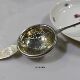 European silverware 830 sterling silver hand-carved long-handled tea leakage tea filter afternoon tea special utensils medieval