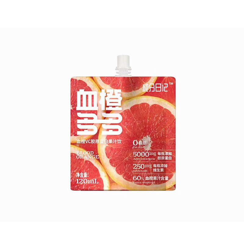 成分日记西梅多多西梅汁120ml/袋装益生元纤维果饮果汁浓缩汁饮料 - 图1