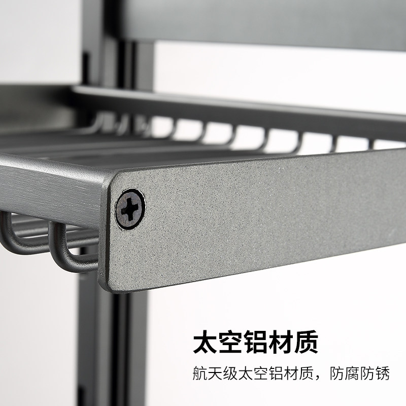 厨房锅具橱柜内分层多层水槽收纳架 emuse伊沐馨厨房置物架/角架
