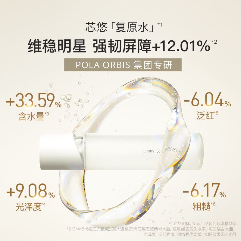 ORBIS奥蜜思芯悠精华水复原化妆水修护保湿爽肤维稳敏肌POLA化成