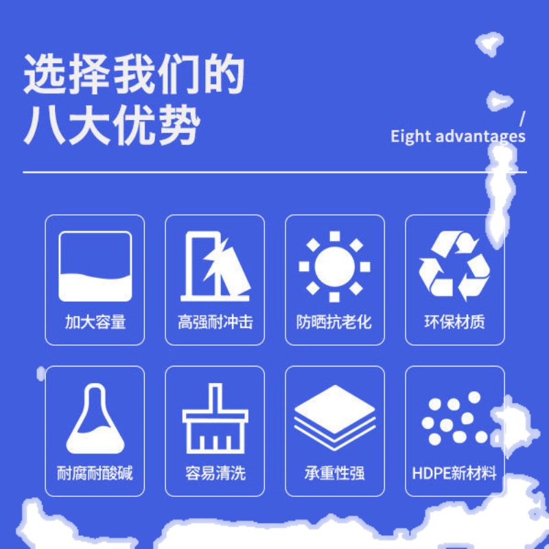 珠江牌塑料大水桶盖子单卖大圆桶盖圆形盖子45L65L100L120L150L-图3