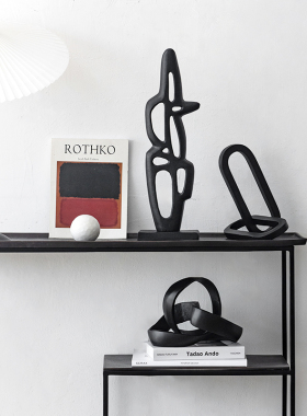 金属不规则艺术风台面软装饰品